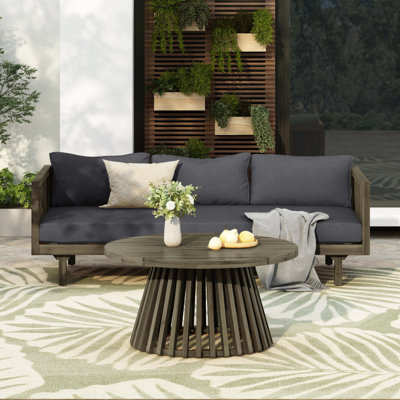 Ensemble de meubles de patio en bois d'acacia