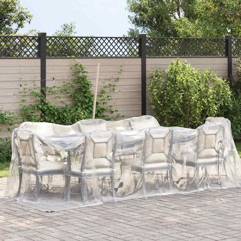 Bâche transparente avec œillets Vidaxl, L 157,2 po x P 79,2 po