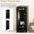 Minimalist Corner Hall Tree with Shoe Bench-161574177
