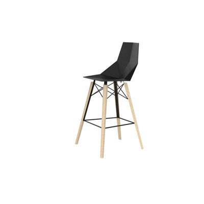Faz Wood - Bar Stool - Set Of 4 - Basic/Injection