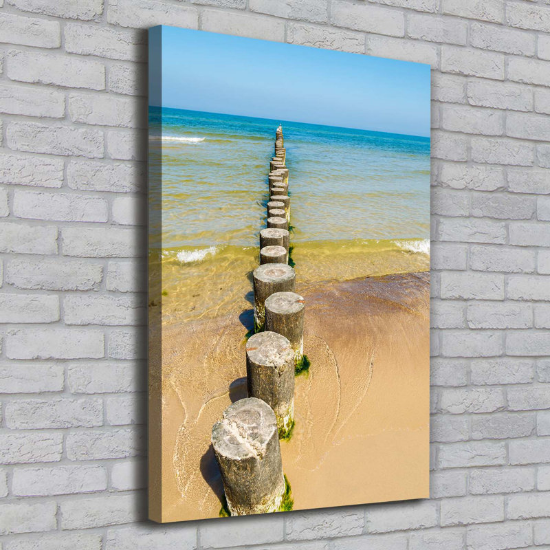 Breakwater - Wrapped Canvas Print