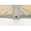 Tapis de couloir en laine noué à la main de conception unique noué à la main New Age 2 pi 11 po x 8 pi 10 po Tapis décoratif en beige/bleu