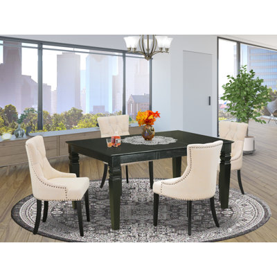 Mckinnie Extendable Solid Wood Dining Set