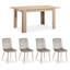 Alic 4 - Person Dining Set