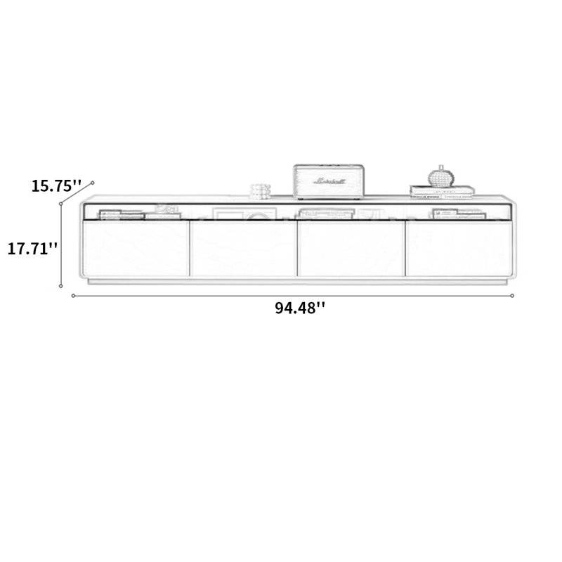 Meuble télé Modern, 94.48"