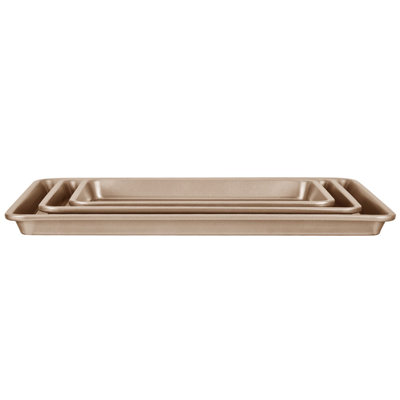 VEVOR 4 Piece Non-Stick Steel Bakeware Set