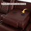 Canapé inclinable en cuir Breathing-1673589990