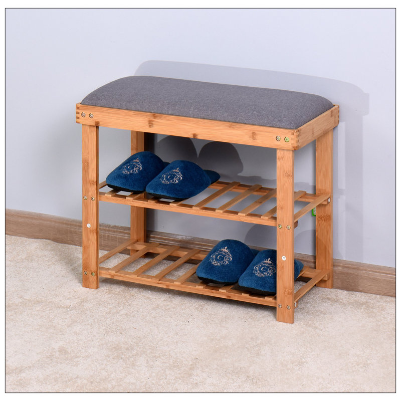 Wood Storage Bench
