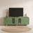 70.9" Modern Green TV Stand with Storage, Arched Glass Doors & Drawers, Multi-Use Sideboard Buffet Cabinet-1654399419