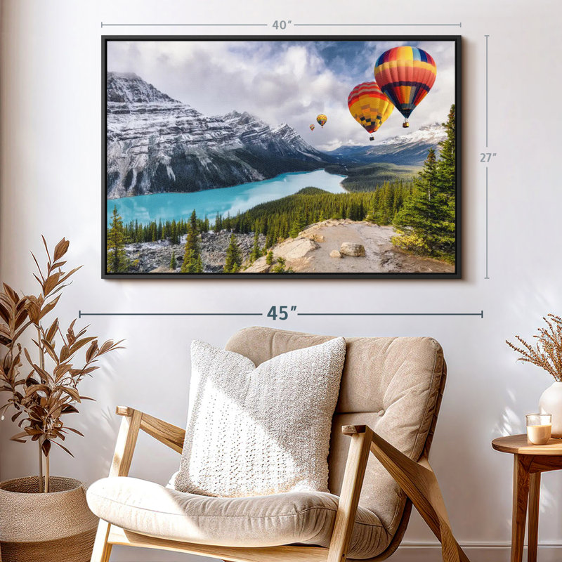 Impression sur toile Banff, H 27 po x l 40 po