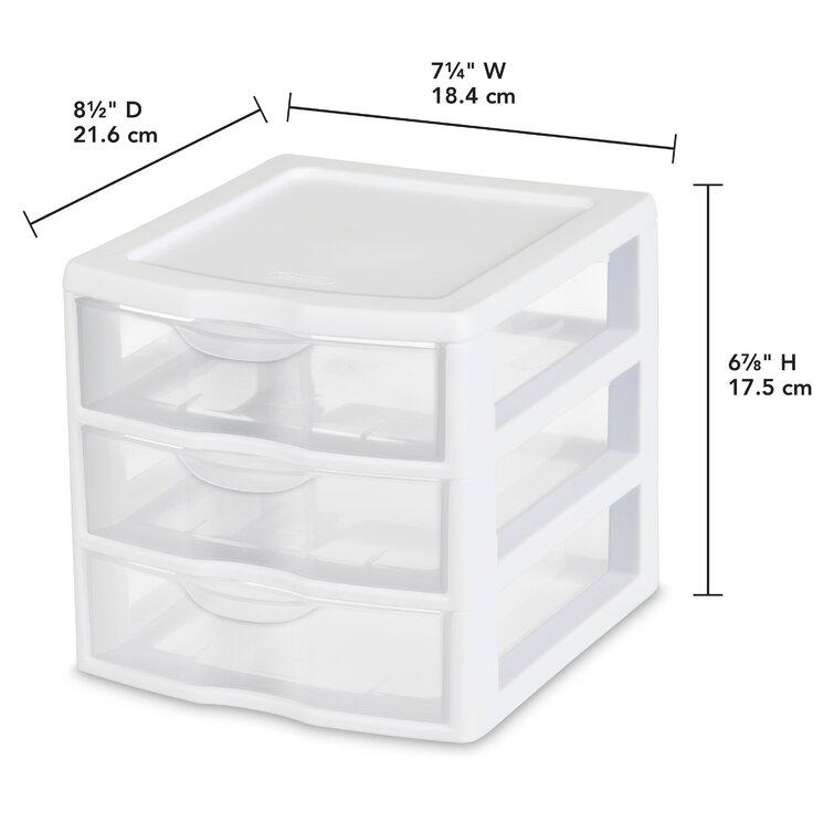 Sterilite Mini Storage Tray / White