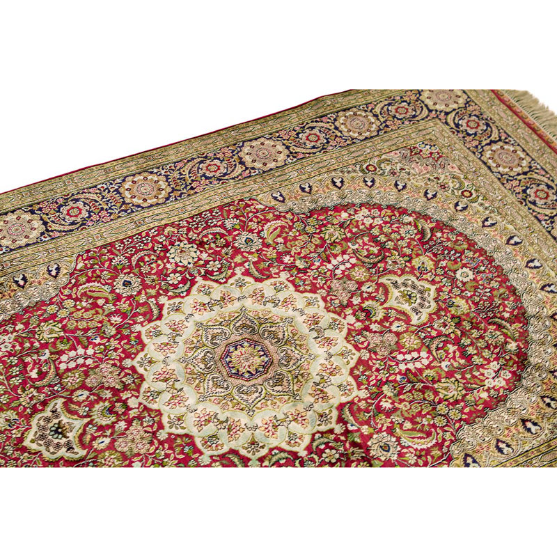 Hand Woven Silk Oriental Area Rug