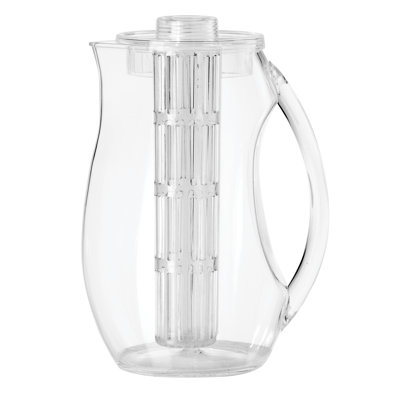 Pichet transparent Oggi Serve avec tube infuseur (3 Lt, 102 oz)