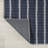 Rand Distressed Ticking Stripe Machine-Washable Navy/Gray Rug-1470393841