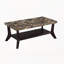 Ensemble de 3 tables basses en faux marbre