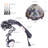 Small Tiffany Pendant Light Plug in Dragonflly Style Stained Glass Hanging Lamp-449718645