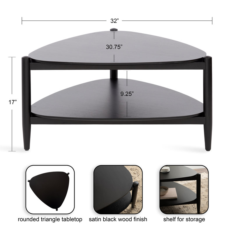 Table basse de salon en bois Knowlton