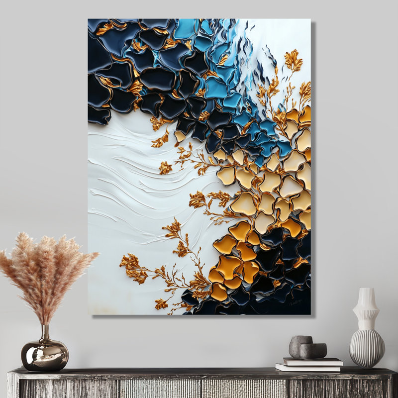 Bloom «Reality», impression sur métal moderne, H 20 po x l 12 po x P 0,84 po