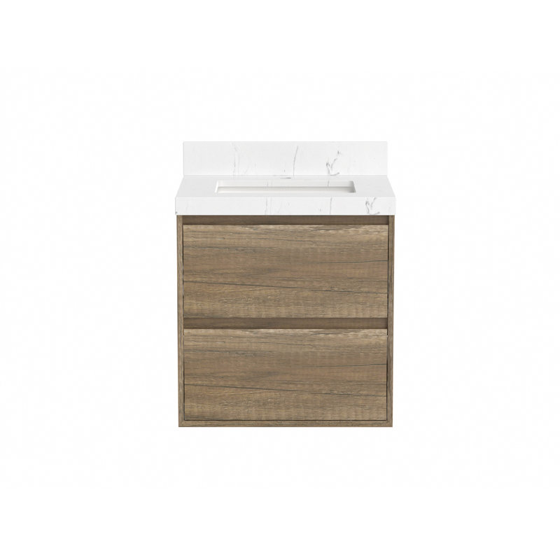 Meuble-lavabo mural 24 po avec lavabo, 24"