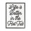 «Life Better In Hot Tub Expression on Wood» par Lil 'Rue, impression