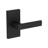 Sharpe Privacy Lever with Contemporary 5in Rose in Lifetime (PVD) Polished Nickel
