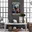 Ours noir avec planche à neige et vin - C'est ce que je fais? - Rectangle 1 pièce, impression sur toile tendue-987775907