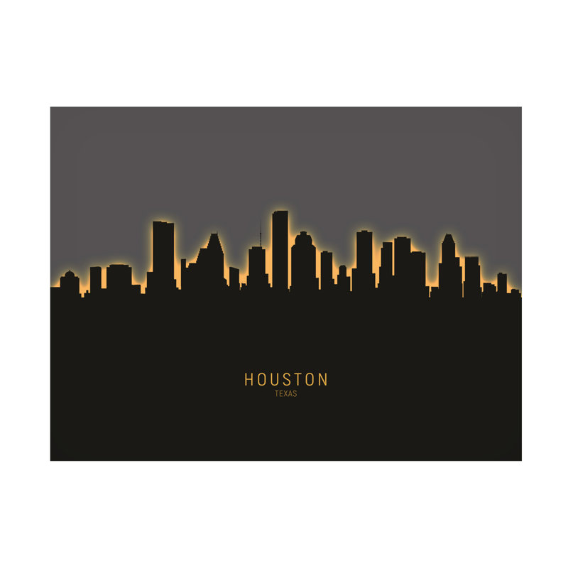 «Michael Texas Skyline Glow II» par Michael Tompsett, H 24 po x l 32 po x P 2 po