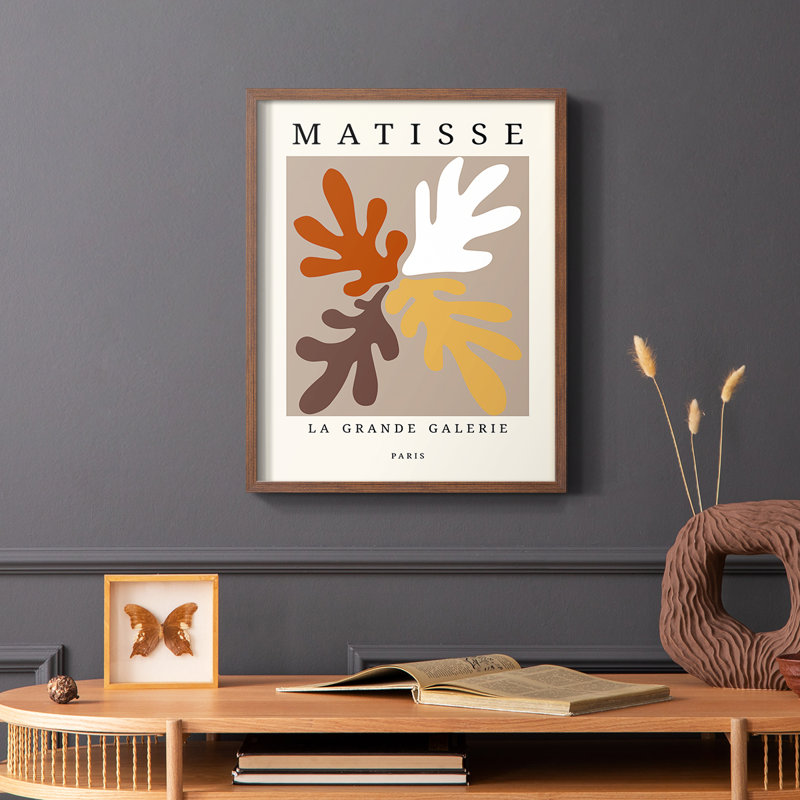 Matisse CECL XXXVI, reproduction encadrée - bois massif, Brun, H 28 po x l 22 po