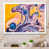 Toile blanche avec cadre photo