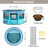 24'' H Panel Fabric Exercise Pen With Door