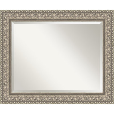 Sydney Silver Beveled Framed Wall Mirror