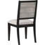 7 Dining For Modern Rooms, Rectangular Table Extends 18 Inches, 6 Upholstered Chairs, Black And Grey Scheme With Rustic Charm, Expandable From 60 To 78 Base