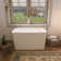 Solid Surface Bathtub Compact 47" Mini-seat Freestanding Bathtub With Ergonomic Backrest Design