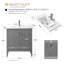 Meuble-lavabo sur pied à simple cuve 30 po avec plateau en céramique blanche-105208968-119711647-105208978