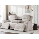 Callendale Power Reclining Sofa With Tray Table, Type-C, USB Ports, Cup Holders