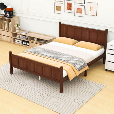 Platform Bed with Headboard