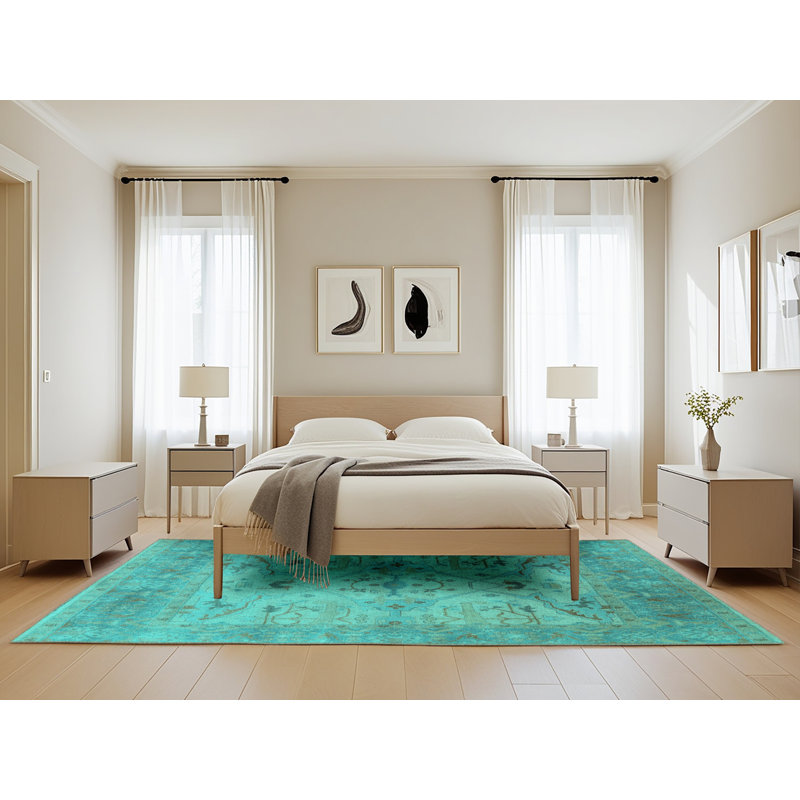 Oriental Indoor Rug, Rectangle 5' x 8'