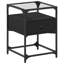 Aecca 40cm W Steel Bedside Table-1953077589