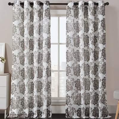 Amore Semi Sheer Single Curtain Panel