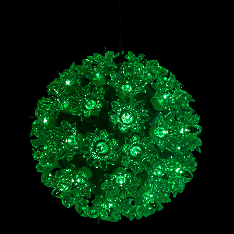 Décoration sans thème 7,5 po, Vert