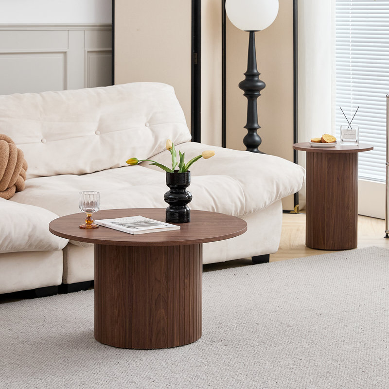 Coffee Table, Dark Brown Wood