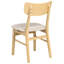 44cm H Fabric Upholstered Slat Back Side Chair-4334428