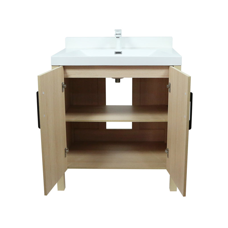 Ensemble de meuble-lavabo simple 31 po, Neuturel