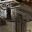 Ponce Desk-Rocky Brown Marble