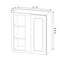Armoire murale d'angle en contreplaqué prêt à assembler Kindwood Eco l 30 po x P 12 po x H 36 po Kindwood-123468858-134524578