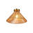 Twine 1-Light Semi-Flush Mount - Brushed Gold