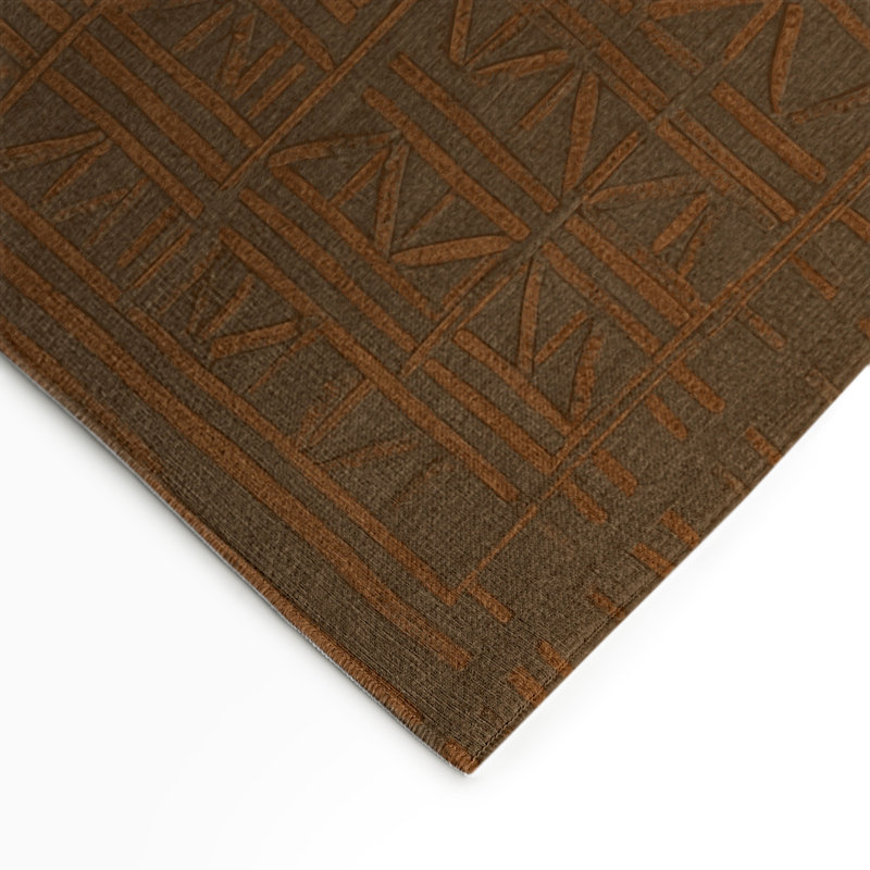 Tapis brun intérieur et extérieur Trellis, Rectangle 9 pi x 12 pi