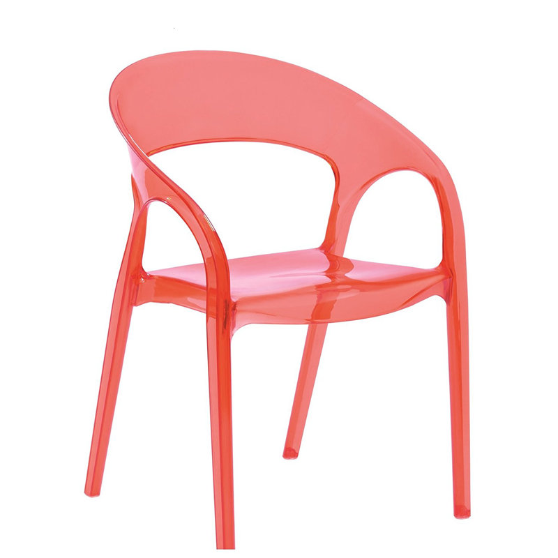 Gabbert 18'' H Stacking Side Chair, Red