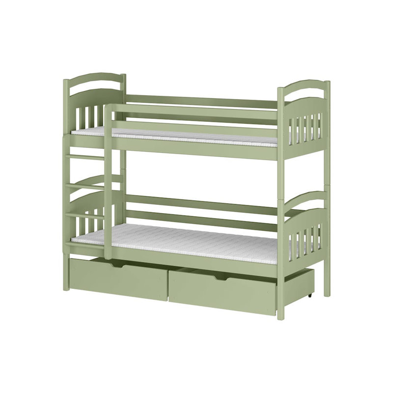 Gabi European Single (90 x 200 cm) Bunk Bed, Cashmere