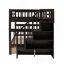 Lit superposé double sur escalier avec tiroirs de rangement, rangement et garde-corps pour la chambre à coucher-704636350